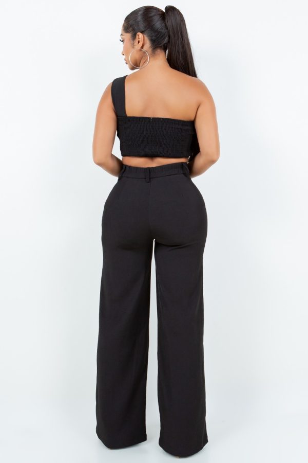 Conjuntos de top y pantalón con un solo hombro - Imagen 4