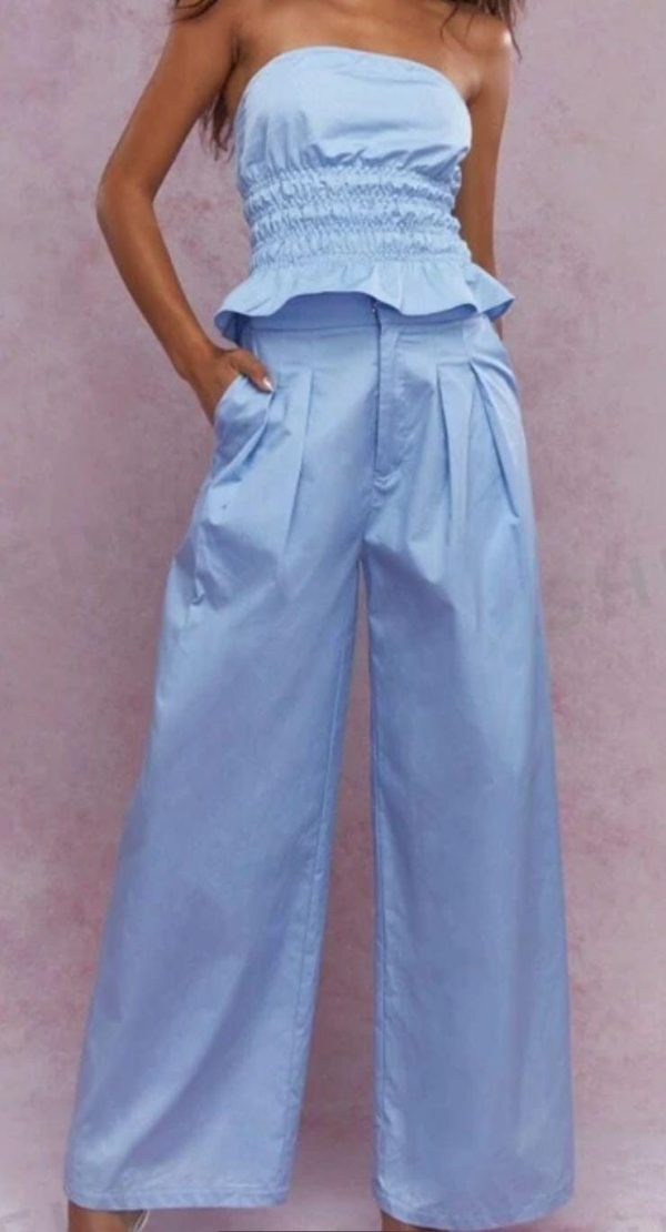 Conjunto casual de pantalon missguided navy y azul
